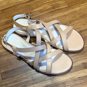 Cole Haan Women's Beige Strappy Sandals
